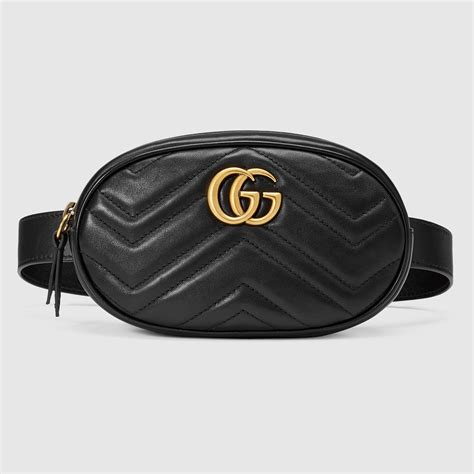 gg marmont matelassé leather belt bag